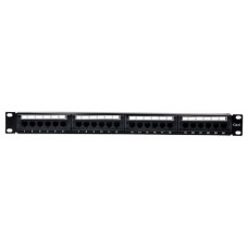 Phasak - Panel de parcheo 19" CAt.6 UTP RJ45 Dual